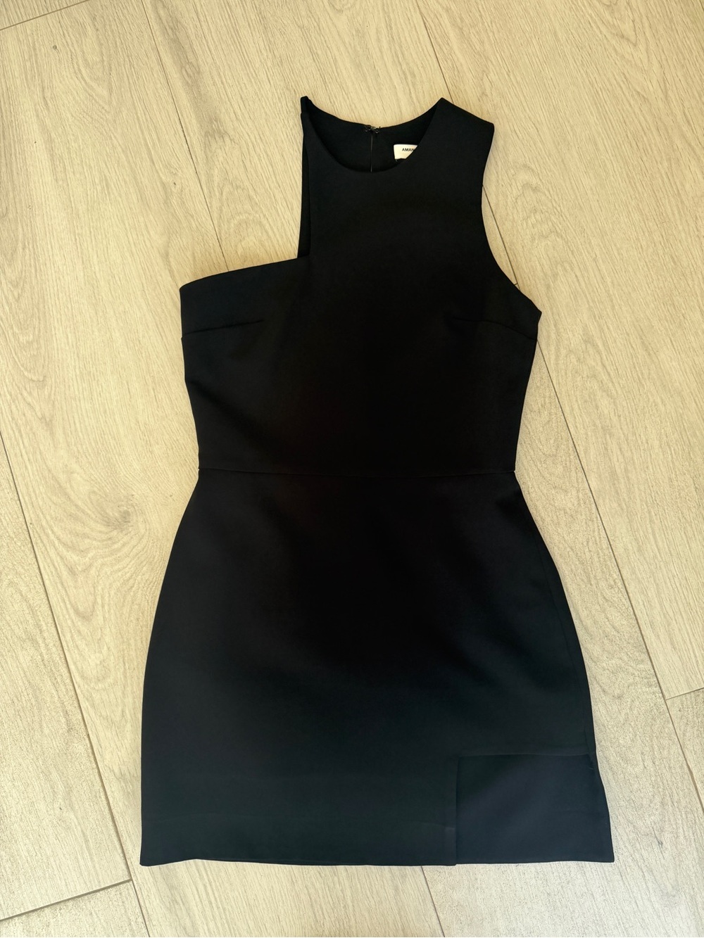 Amanda Uprichard Briggs Black Cutout Mini Dress Bodycon Sleeveless Cocktail